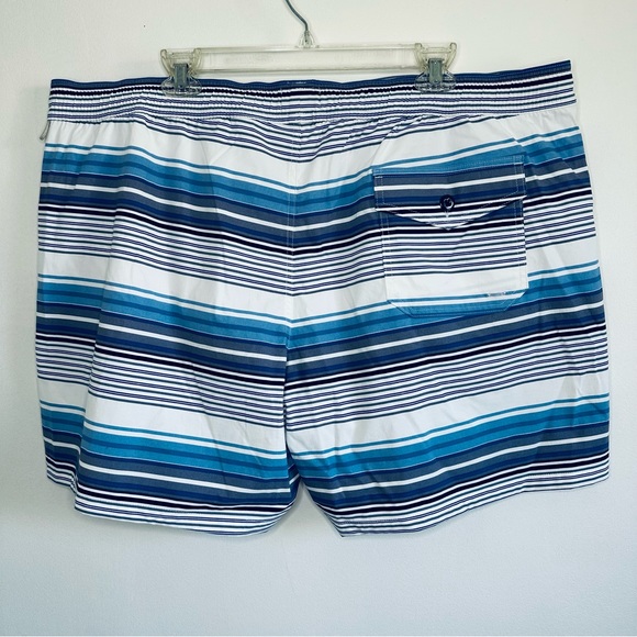 JCrew 6" Stretch Swim Trunk - Stripes - Picture 2 of 4